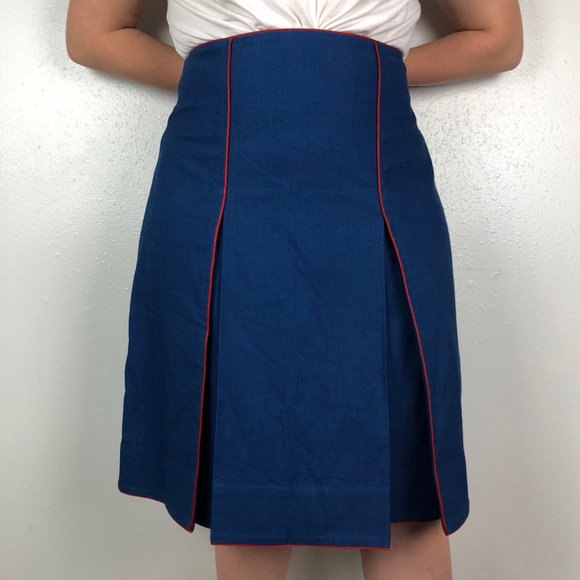 TRADEMARK A-line Pleated primary color skirt sz10 - Picture 4 of 4